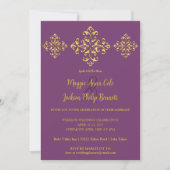 Gold Wedding Uitnodiging (Voorkant)