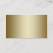 Gold Wedding Website Invoegen Kaart voor Uitnodigi (Achterkant)