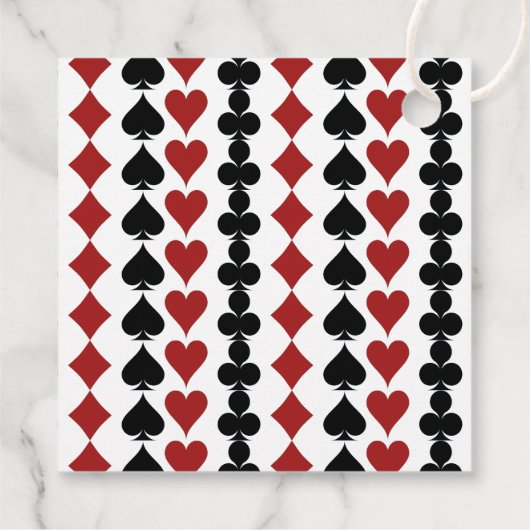 Gold Welkom in Las Vegas Welkomstpakket Bedankjes Labels (Achterkant)