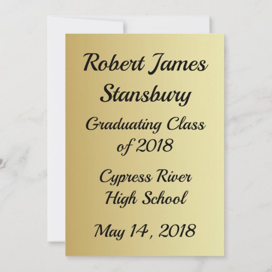 Gold Well Wensen en advies voor de Afstuderen Kaart (Achterkant)