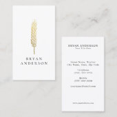 Gold Wheat - Farmer Visitekaartje (Voorkant / Achterkant)