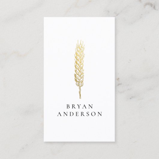 Gold Wheat - Farmer Visitekaartje (Voorkant)