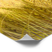 Gold Wheat Field Sunset sky Oil Painting Summer Poster (Hoek)