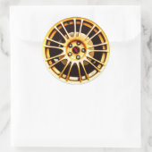 Gold Wheel Sticker (Tas)
