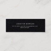 Gold Whimsical | Kaart naam Afstuderen Mini Visitekaartje (Achterkant)