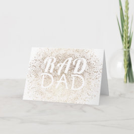 Gold Whimsical RAD DAD Formele Elegant Vaderdag Kaart