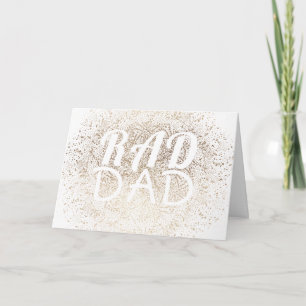 Gold Whimsical RAD DAD Formele Elegant Vaderdag Kaart