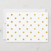 Gold Whimsical Script Photo Afstuderen Kaart (Achterkant)