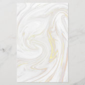 Gold Whisk Bakery Patisserie Marble Service Menu (Achterkant)