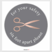 Gold Whisk | Maatschappelijke vervormingsvloer bak Sticker (Vel)