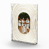 Gold White Aangepast kerstblok voor fotoserie Fotoblokken (Rechts)