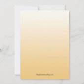 Gold White Balloons - Uitnodigingen op feestdag (Achterkant)