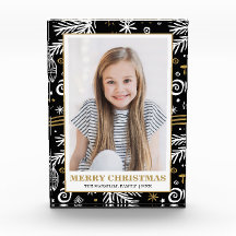 Gold White black doodle denneonvakantie