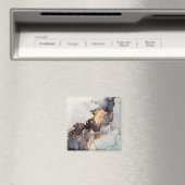 Gold White Black Marmer Magneet (Insitu (Vaatwasser))