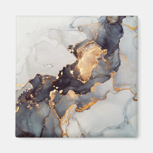 Gold White Black Marmer Magneet