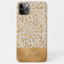 Gold White Bling Luxe reserveblad afdrukken Case-Mate iPhone Case
