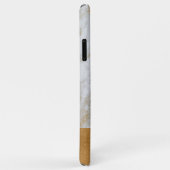 Gold White Bling Luxury Sparkle Marble Case-Mate iPhone Case (Achterkant/rechts)