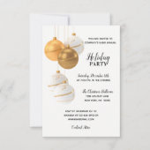 GOLD White Corporate Kantoor Company, HOLIDAAG PAR Kaart (Voorkant)