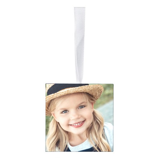 Gold White Damatian Photo Merry kerst Decoratie (Rechts)