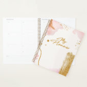 Gold White en roze Journal Planner (Display)