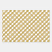 Gold White, gemengde roestbakken, dunne Bossen Inpakpapier Vel (Voorkant)