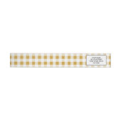 Gold White Gingham Pattern (Individueel)
