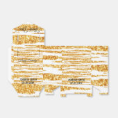 Gold White Glitter Boho Popular Tiger Collectie Bedankdoosjes (Uitgevouwen)