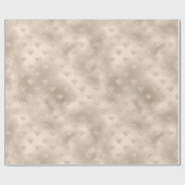 Gold White Glitz Glitter Diamonds Cadeaupapier (Vlak)