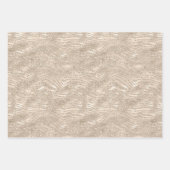 Gold White Glitz Glitter Diamonds Inpakpapier Vel (Voorkant 3)