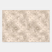 Gold White Glitz Glitter Diamonds Inpakpapier Vel (Voorkant 2)