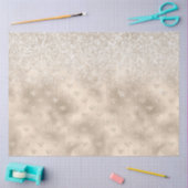 Gold White Glitz Glitter Diamonds Tissuepapier (Craft)