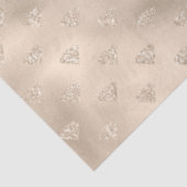 Gold White Glitz Glitter Diamonds Tissuepapier (Detail)