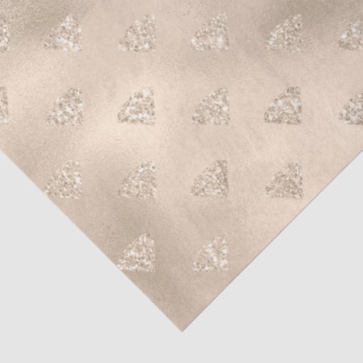 Gold White Glitz Glitter Diamonds Tissuepapier (Detail)