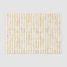 Gold White Glitz Stripes