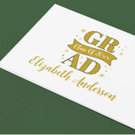 Gold & White Graduation Party Gastenboek