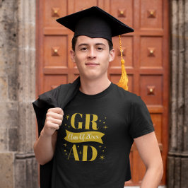 Gold & White Graduation Party T-shirt