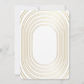 Gold White - Kaart voor kerstfeestdagen met eigen  (Achterkant)