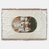 Gold White - kerstfeest met eigen foto's Deken (Voorkant)