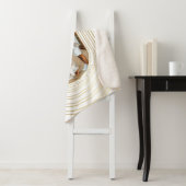 Gold White - kerstfeest met eigen foto's Sherpa Deken (In situ)