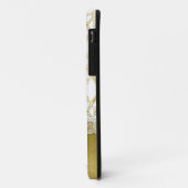Gold & White Lattice iPhone 5 Hoesje (Achterkant/links)