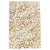 Gold White leopard-printer           Medium Cadeauzakje (Voorkant)