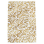 Gold White leopard-printer           Medium Cadeauzakje (Achterkant)