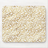 Gold White leopard-printer Muismat (Voorkant)