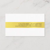 Gold White Luxury Design Trendy Professional Visitekaartje (Achterkant)