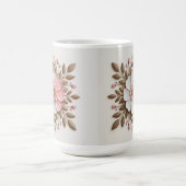 Gold White Pink Classic White Mug Koffiemok (Center)
