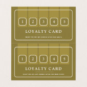 Gold & White Professional-pictogram Dubbele loyali Visitekaartje (Binnenkant ongevouwen)