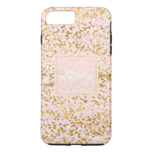 Gold White Roze Confetti Case-Mate iPhone Case