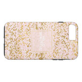 Gold White Roze Confetti Case-Mate iPhone Case (Achterkant (Horizontaal))