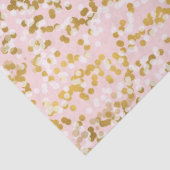 Gold White Roze Confetti Tissuepapier (Detail)