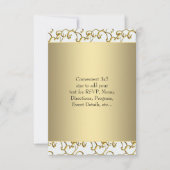 Gold White RSVP (Voorkant)